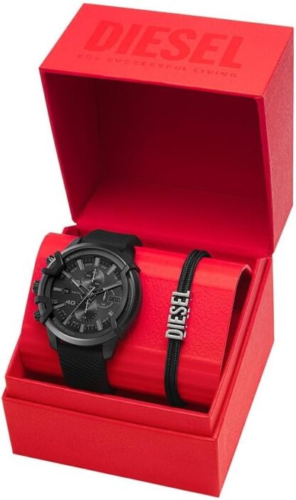 Diesel Griffed watch for men, Quartz/Chronograph Movement with Silicone, Stainless steel or Leather strap - Image 21