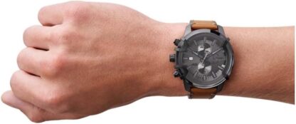 Diesel Griffed watch for men, Quartz/Chronograph Movement with Silicone, Stainless steel or Leather strap - Image 25