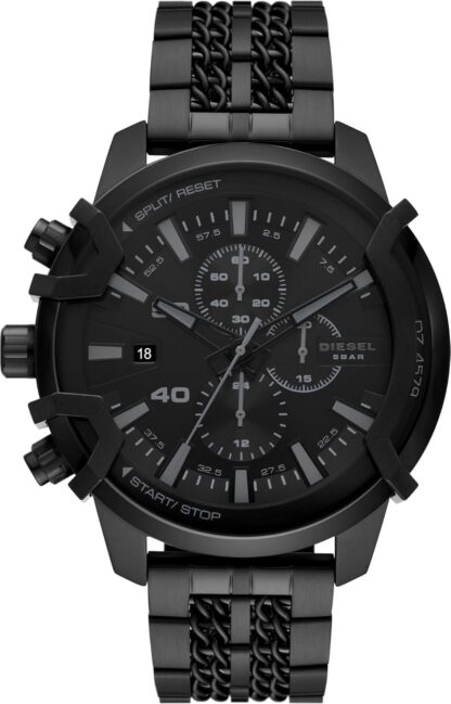 Diesel Griffed watch for men, Quartz/Chronograph Movement with Silicone, Stainless steel or Leather strap - Image 36