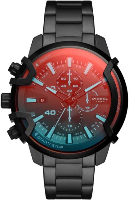 Diesel Griffed watch for men, Quartz/Chronograph Movement with Silicone, Stainless steel or Leather strap - Image 44