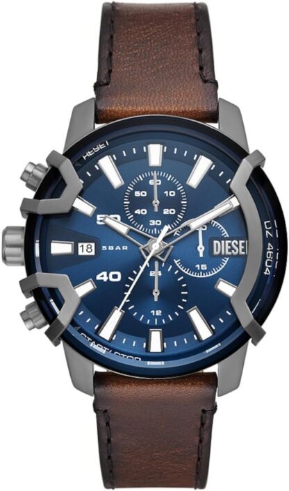 Diesel Griffed watch for men, Quartz/Chronograph Movement with Silicone, Stainless steel or Leather strap - Image 57