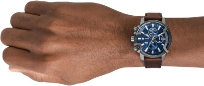 Diesel Griffed watch for men, Quartz/Chronograph Movement with Silicone, Stainless steel or Leather strap - Image 58