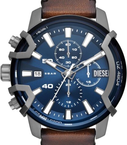 Diesel Griffed watch for men, Quartz/Chronograph Movement with Silicone, Stainless steel or Leather strap - Image 59