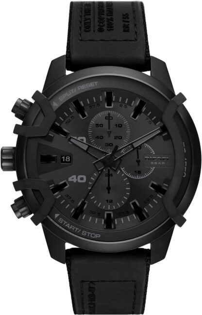 Diesel Griffed watch for men, Quartz/Chronograph Movement with Silicone, Stainless steel or Leather strap - Image 71