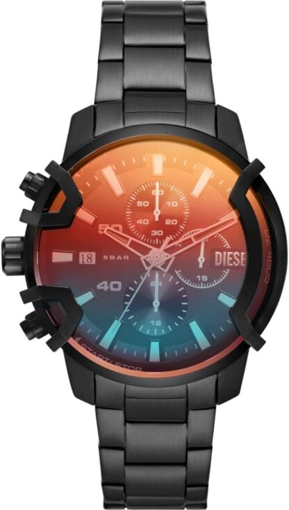 Diesel Griffed watch for men, Quartz/Chronograph Movement with Silicone, Stainless steel or Leather strap - Image 81