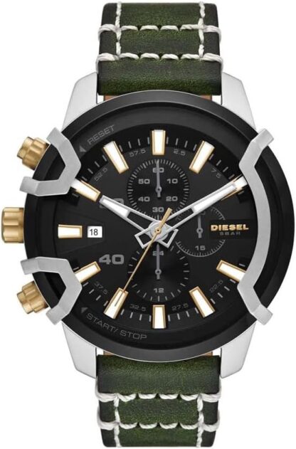 Diesel Griffed watch for men, Quartz/Chronograph Movement with Silicone, Stainless steel or Leather strap - Image 94