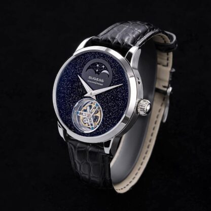 S429.04 Tourbillon Master MoonPhase Seagull ST8235 Movement Sapphire Crystal Men's Business Luxury Mechanical Watch 1963 - Image 3