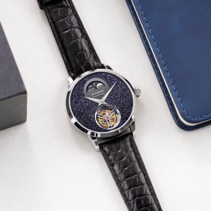 S429.04 Tourbillon Master MoonPhase Seagull ST8235 Movement Sapphire Crystal Men's Business Luxury Mechanical Watch 1963 - Image 8