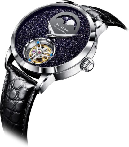 S429.04 Tourbillon Master MoonPhase Seagull ST8235 Movement Sapphire Crystal Men's Business Luxury Mechanical Watch 1963 - Image 9