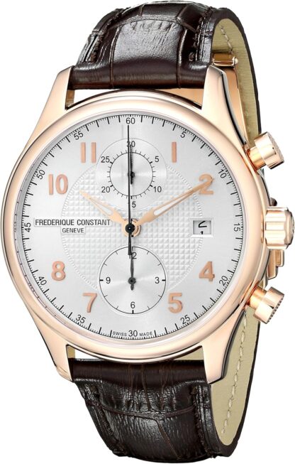 Frederique Constant Runabout FC393RM5B4 42mm Automatic Stainless Steel Case Brown Calfskin Anti-Reflective Sapphire Men's Watch