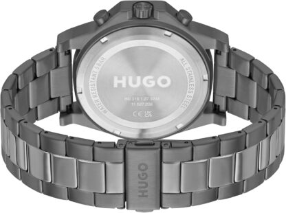 HUGO Analogue Multifunction Quartz Watch for Men Brave Collection with Stainless Steel Bracelet - Image 3