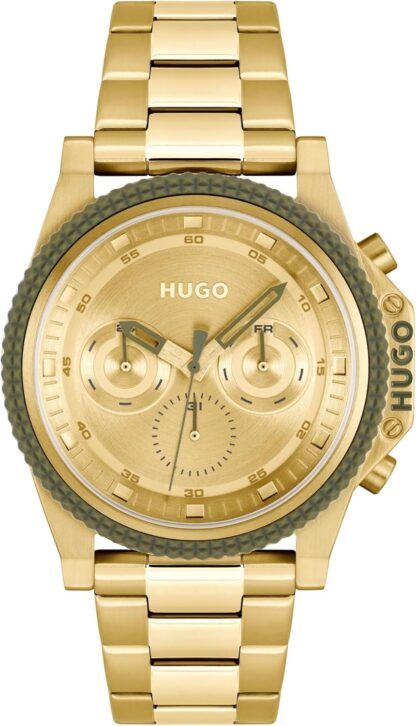 HUGO Analogue Multifunction Quartz Watch for Men Brave Collection with Stainless Steel Bracelet - Image 8