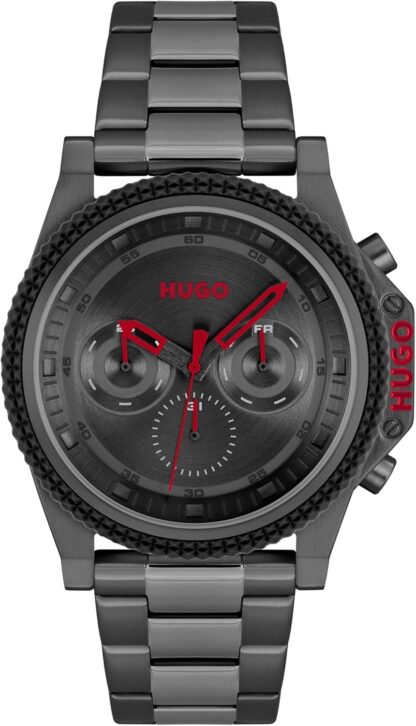 HUGO Analogue Multifunction Quartz Watch for Men Brave Collection with Stainless Steel Bracelet - Image 15