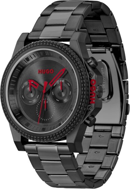 HUGO Analogue Multifunction Quartz Watch for Men Brave Collection with Stainless Steel Bracelet - Image 16