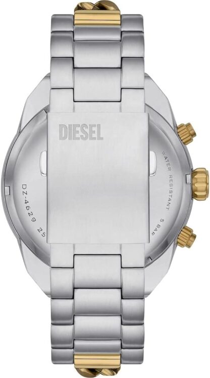 Diesel Chronograph Watch for Men Spiked, Stainless Steel Watch with stainless steel bracelet, 49mm case size - Image 17