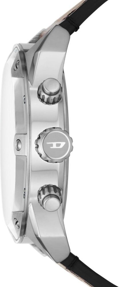 Diesel Chronograph Watch for Men Spiked, Stainless Steel Watch with stainless steel bracelet, 49mm case size - Image 22