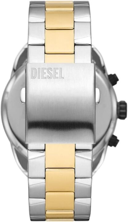 Diesel Chronograph Watch for Men Spiked, Stainless Steel Watch with stainless steel bracelet, 49mm case size - Image 40