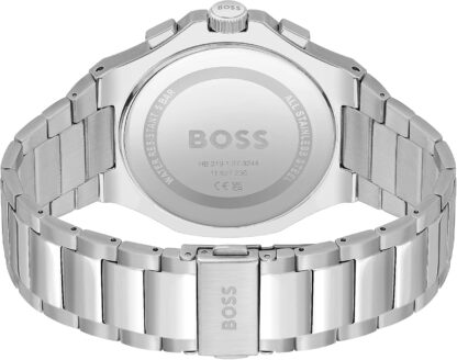 BOSS Chronograph Quartz Watch for Men Taper Collection with Silver Stainless Steel Bracelet - 1514087 - Image 3