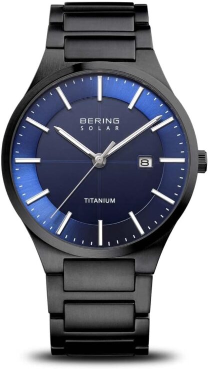 BERING Men's Watch Solar Movement - Solar Collection with Titanium and Sapphire Crystal 15239-XXX