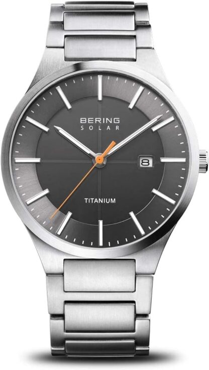 BERING Men's Watch Solar Movement - Solar Collection with Titanium and Sapphire Crystal 15239-XXX - Image 7