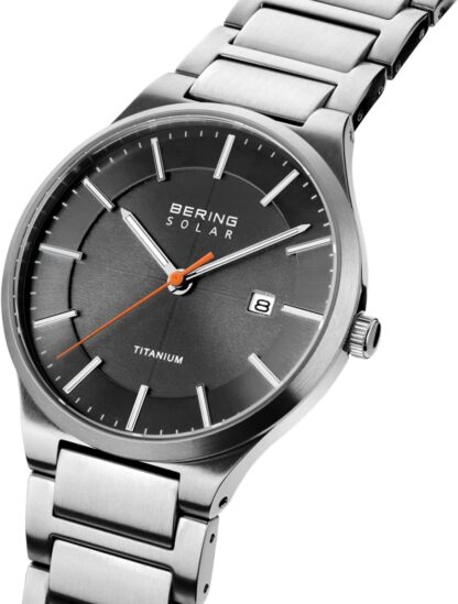 BERING Men's Watch Solar Movement - Solar Collection with Titanium and Sapphire Crystal 15239-XXX - Image 8