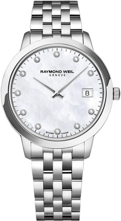 Raymond Weil Women's Analogue Swiss Quartz Watch with Stainless Steel Strap 5385-ST-97081