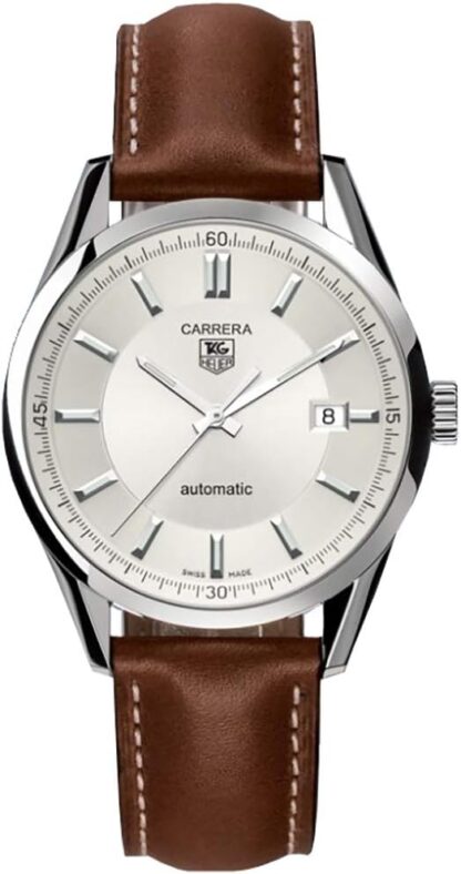 TAG Heuer Men's WV211A-FC6203 Leather Carrera Watch