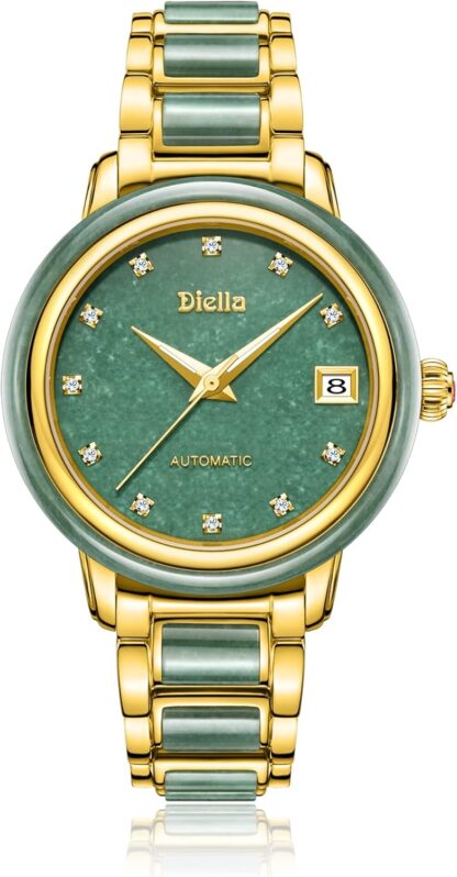 Diella Women's Automatic Mechanical Watches Luxury Ladies Dress Watch Waterproof with Sapphire Glass Mirror (Model: AD6001L)